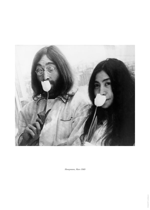 PUPGallery - John Lennon and Yoko Ono Honeymoon Mars 1969